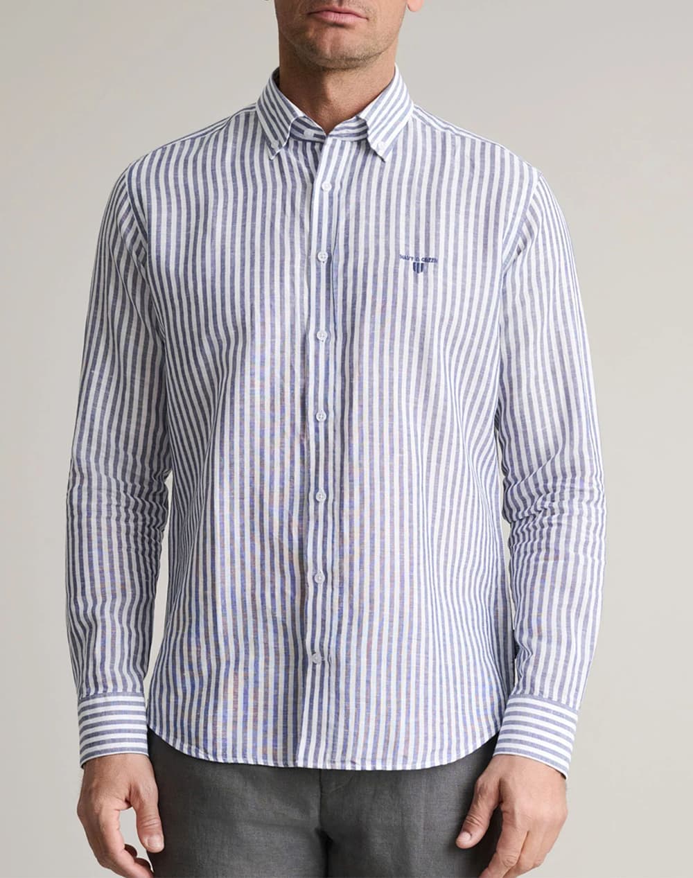 Men's Shirts Navy & Green Multicolor