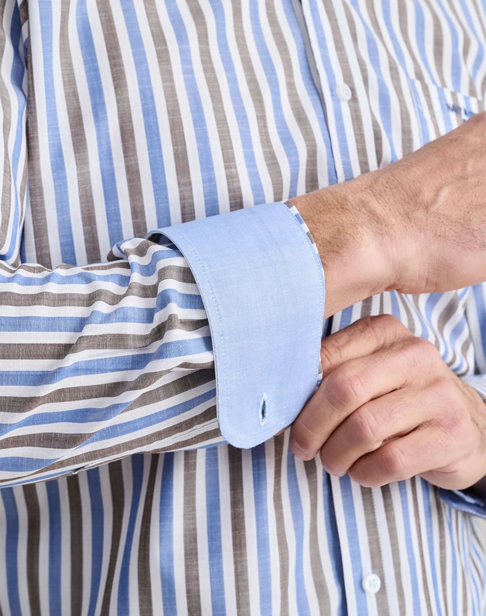 Men's Shirts Navy & Green Multicolor