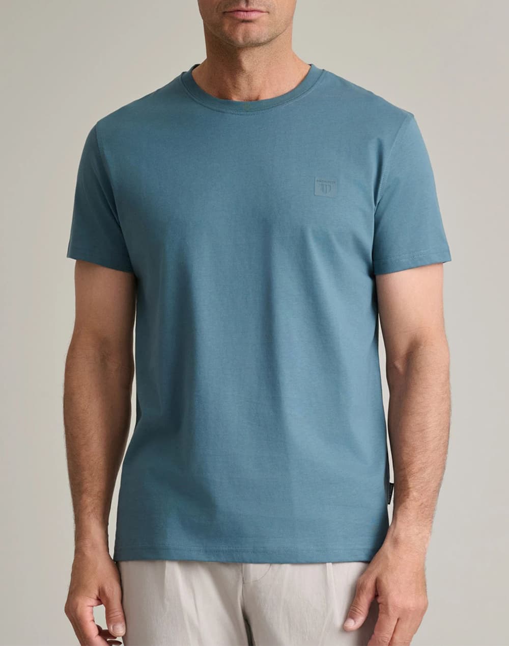 Men's T-Shirts Navy & Green Blue