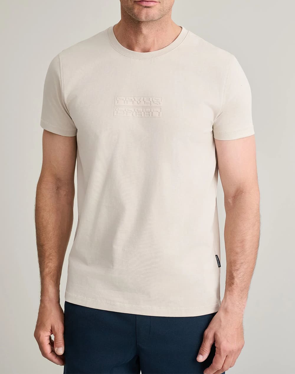 Men's T-Shirts Navy & Green Blue