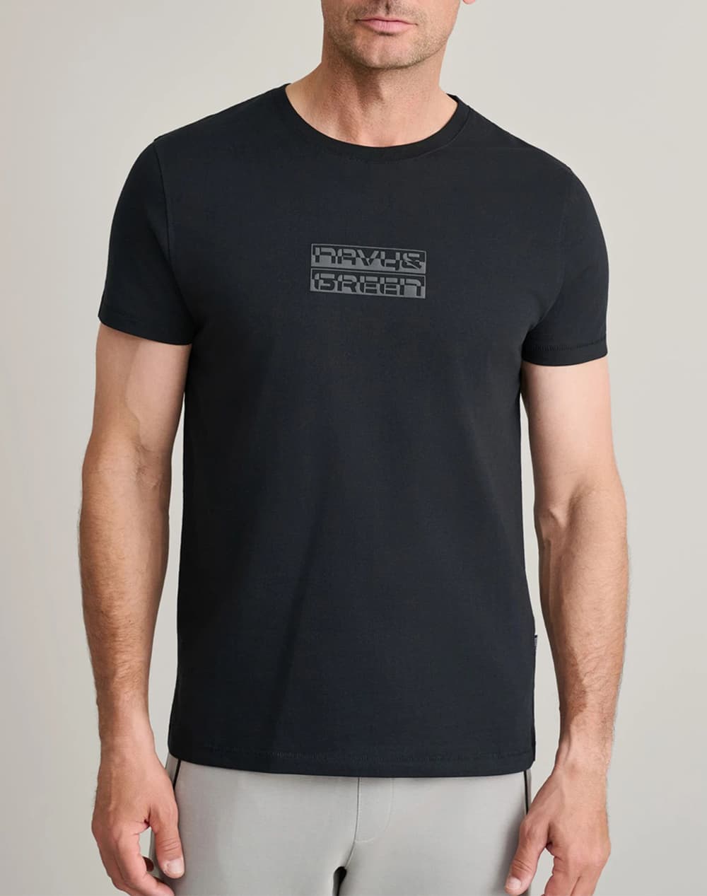 Men's T-Shirts Navy & Green Blue