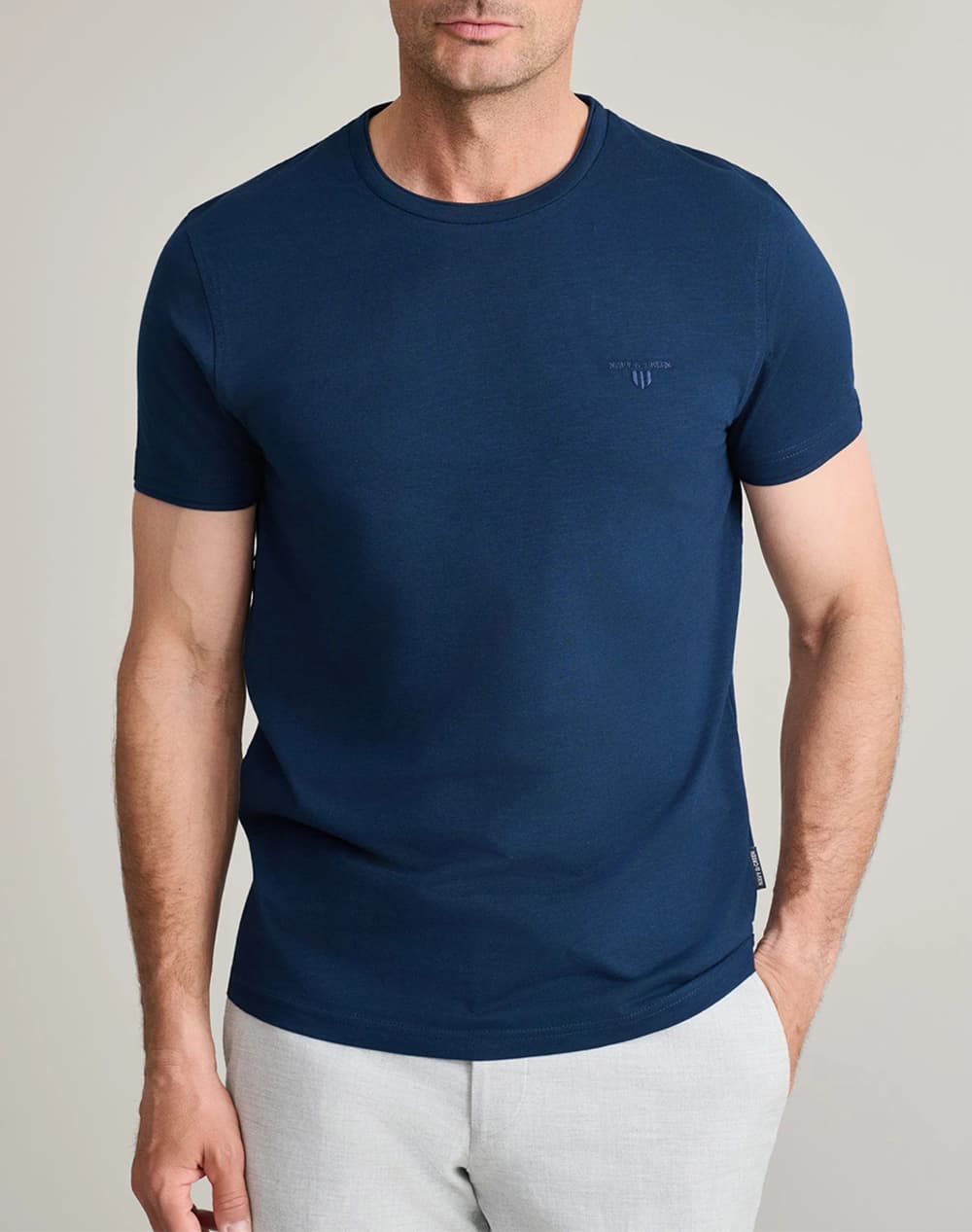 Men's T-Shirts Navy & Green Green