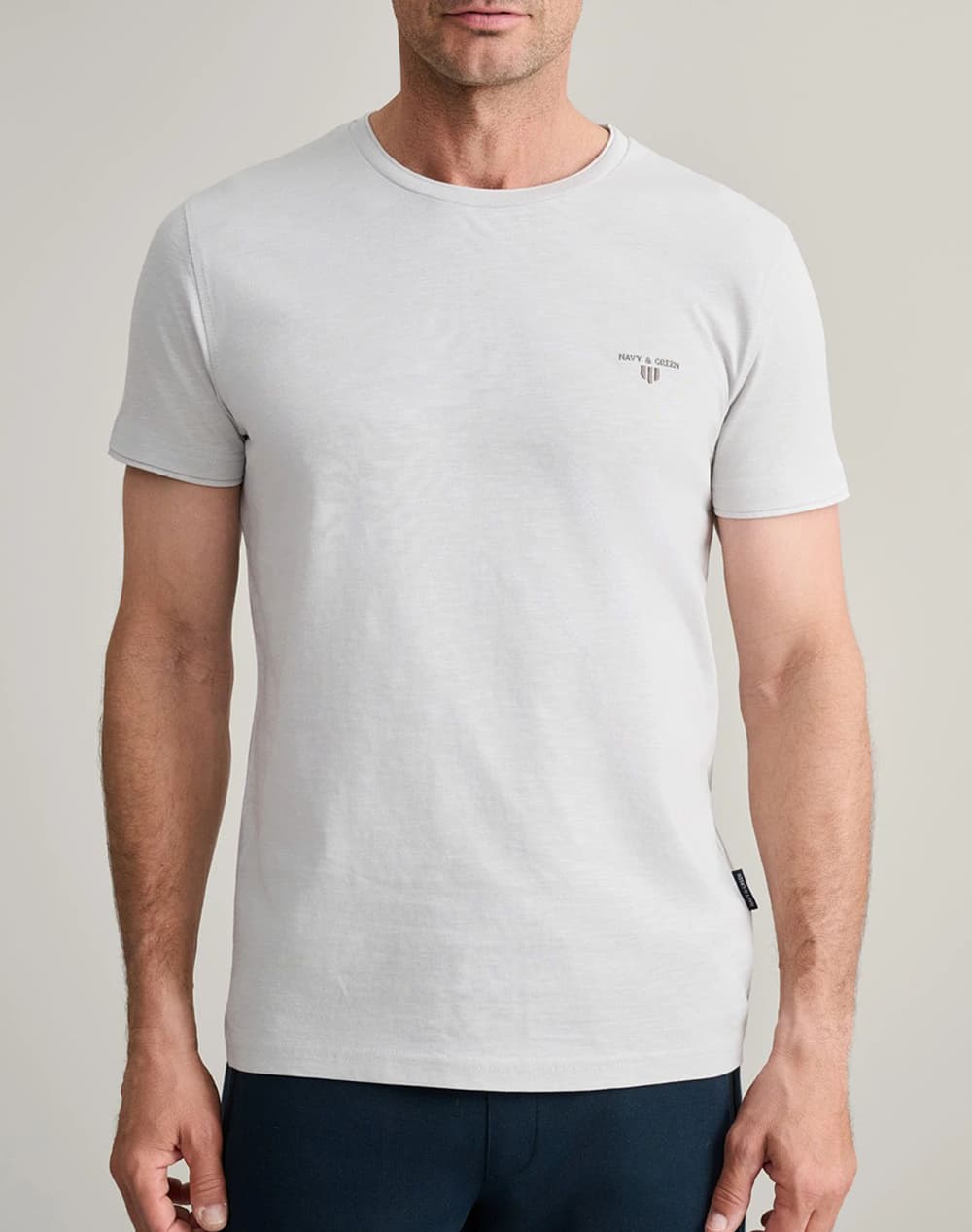 Men's T-Shirts Navy & Green Green