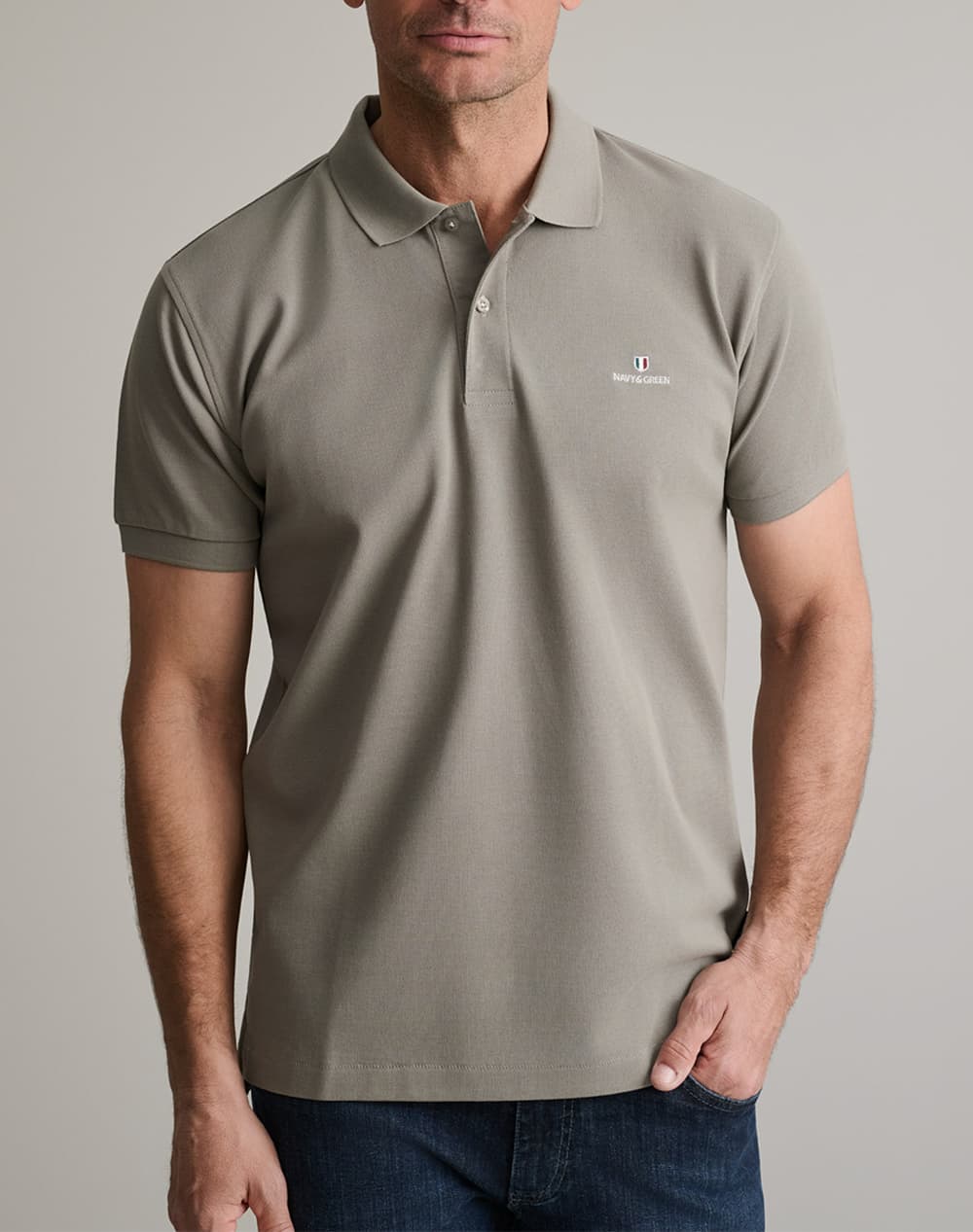 NAVY&GREEN ΜΠΛΟΥΖΑΚΙ ΠΟΛΟ M/ΧΡΩΜΟ, CUSTOM FIT 24GE.300.9-MERLOT Bordeux