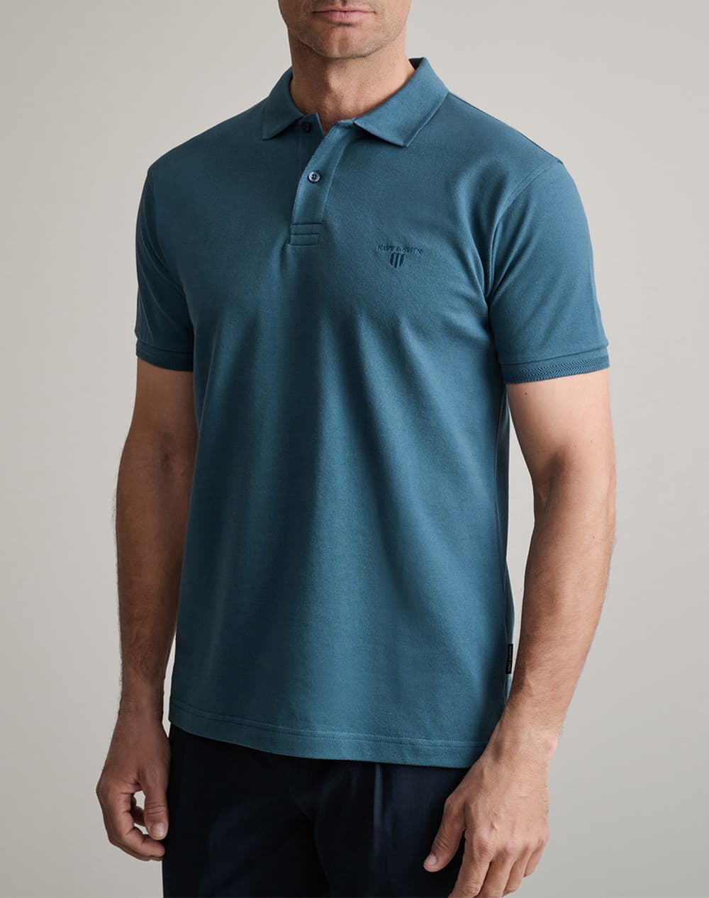 NAVY&GREEN ΜΠΛΟΥΖΑ ΠΟΛΟ, YOUNG LINE 24EY.007/PL/YL.2-AMAZON GREEN MediumForestGreen