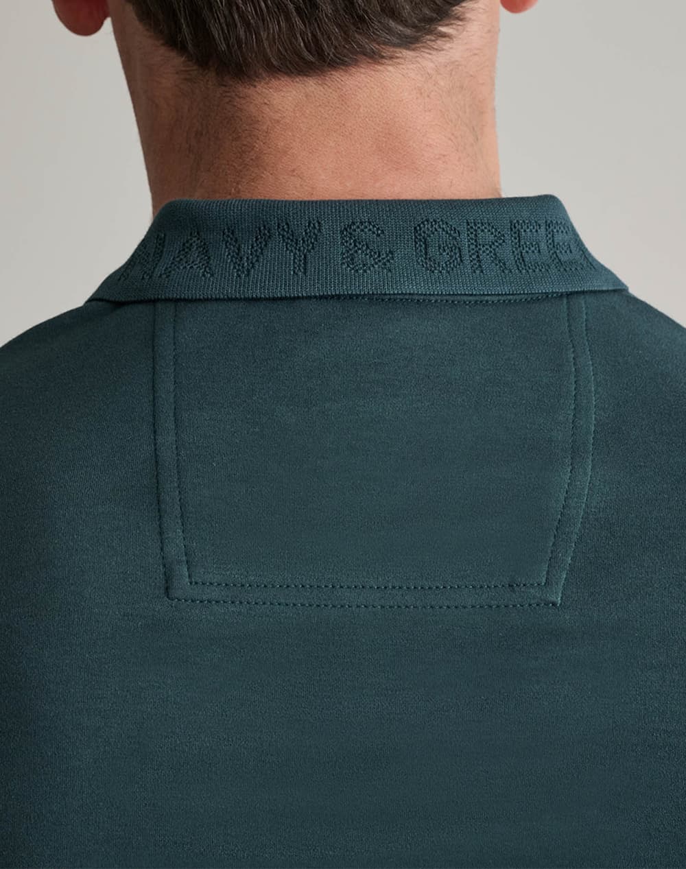 Men's Polo Shirts Navy & Green Green