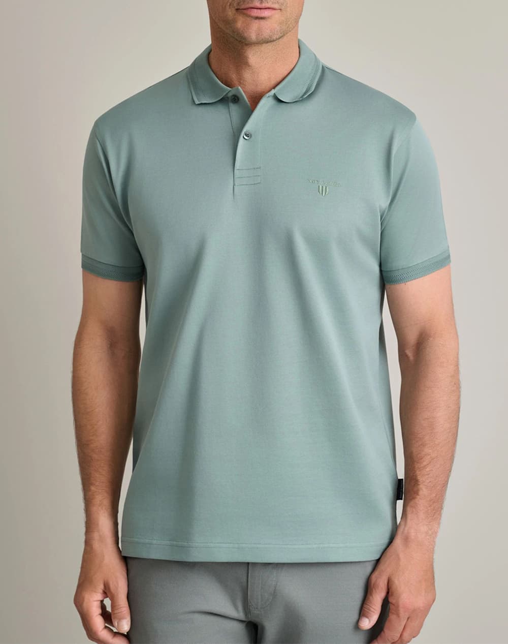 NAVY&GREEN ΜΠΛΟΥΖΑ ΠΟΛΟ 24EY.025/PL.1-STORMY SEA Ciel