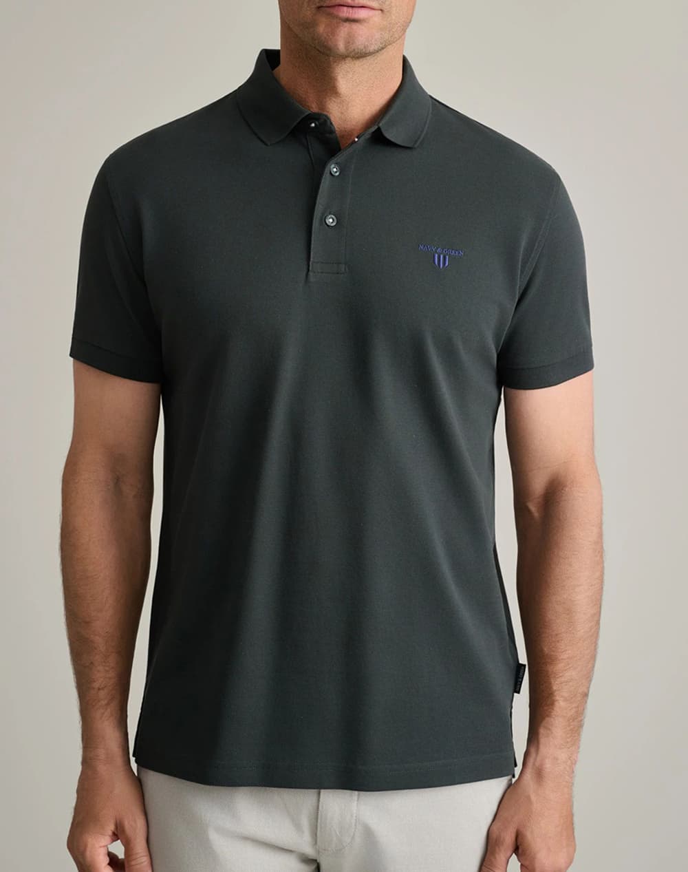 NAVY&GREEN ΜΠΛΟΥΖΑ ΠΟΛΟ 24TS.003/PL-MARINE BLUE DarkBlue