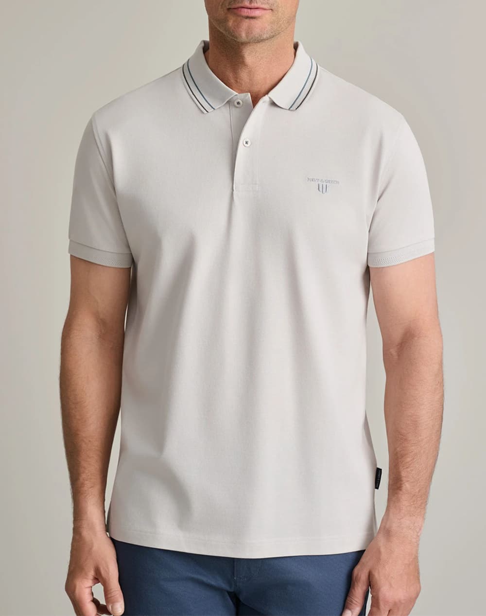 NAVY&GREEN ΜΠΛΟΥΖΑ ΠΟΛΟ 24TS.004/PL-ICE Ecru