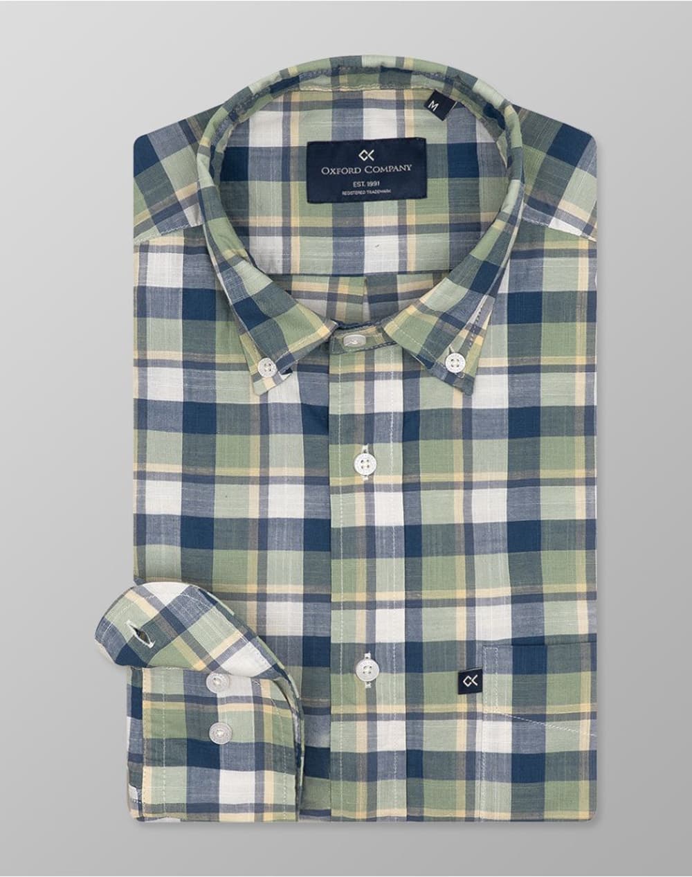 Men's Shirts Oxford Company Green