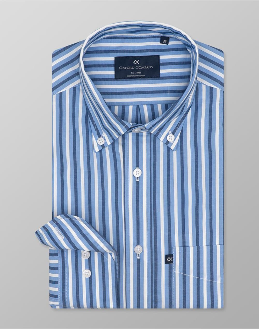 Men's Shirts Oxford Company Blue