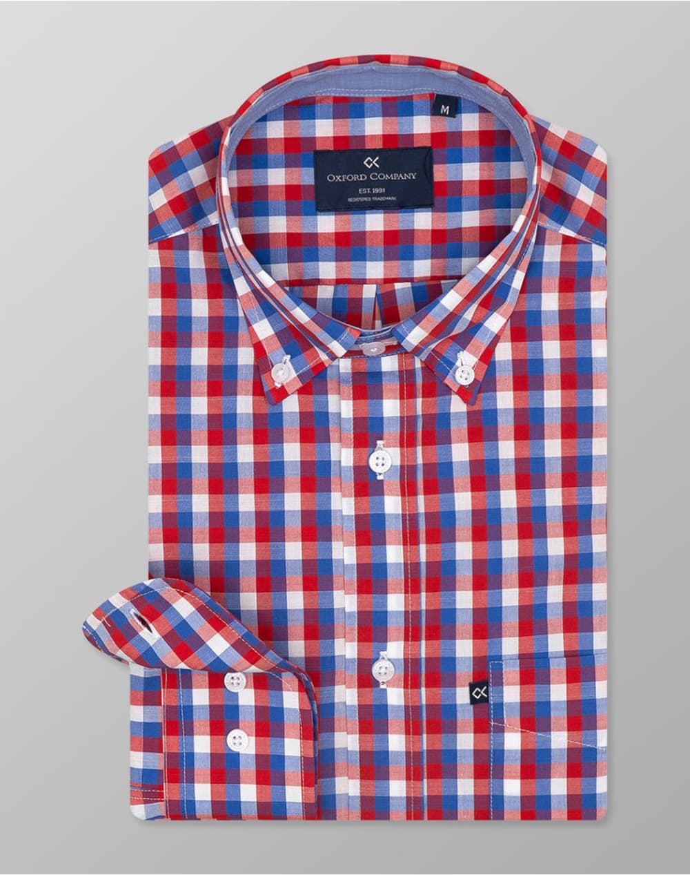 OXFORD COMPANY BUTTON DOWN 100%BAMBAKI ΠΟΥΚΑΜΙΣΟ F132-BZ10.01-01 Multi
