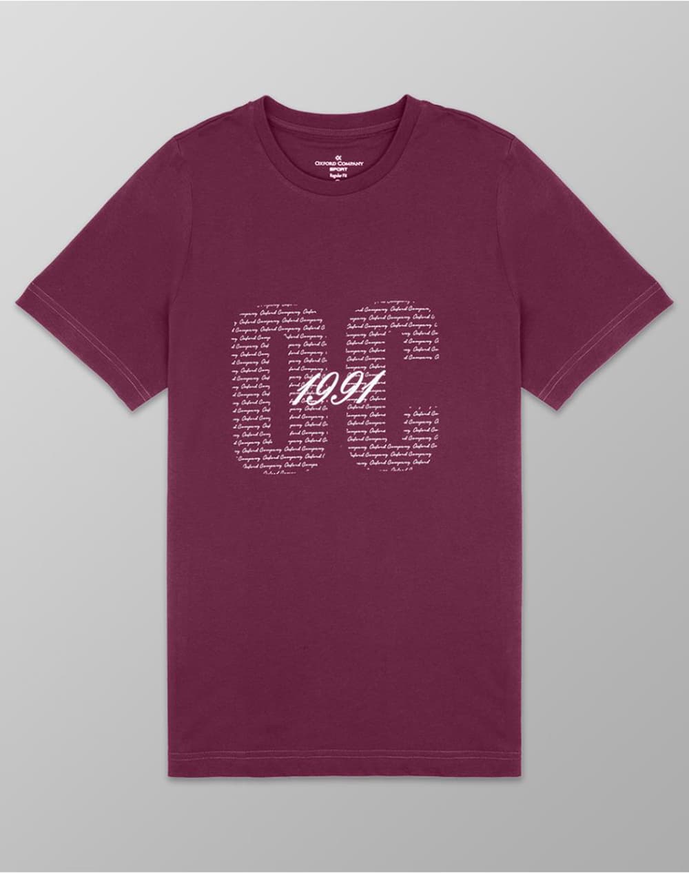 OXFORD COMPANY COLLEGE KM 100% ΒΑΜΒΑΚΙ ΜΠΛΟΥΖΑ K503-MZ20.20-20 RedWine