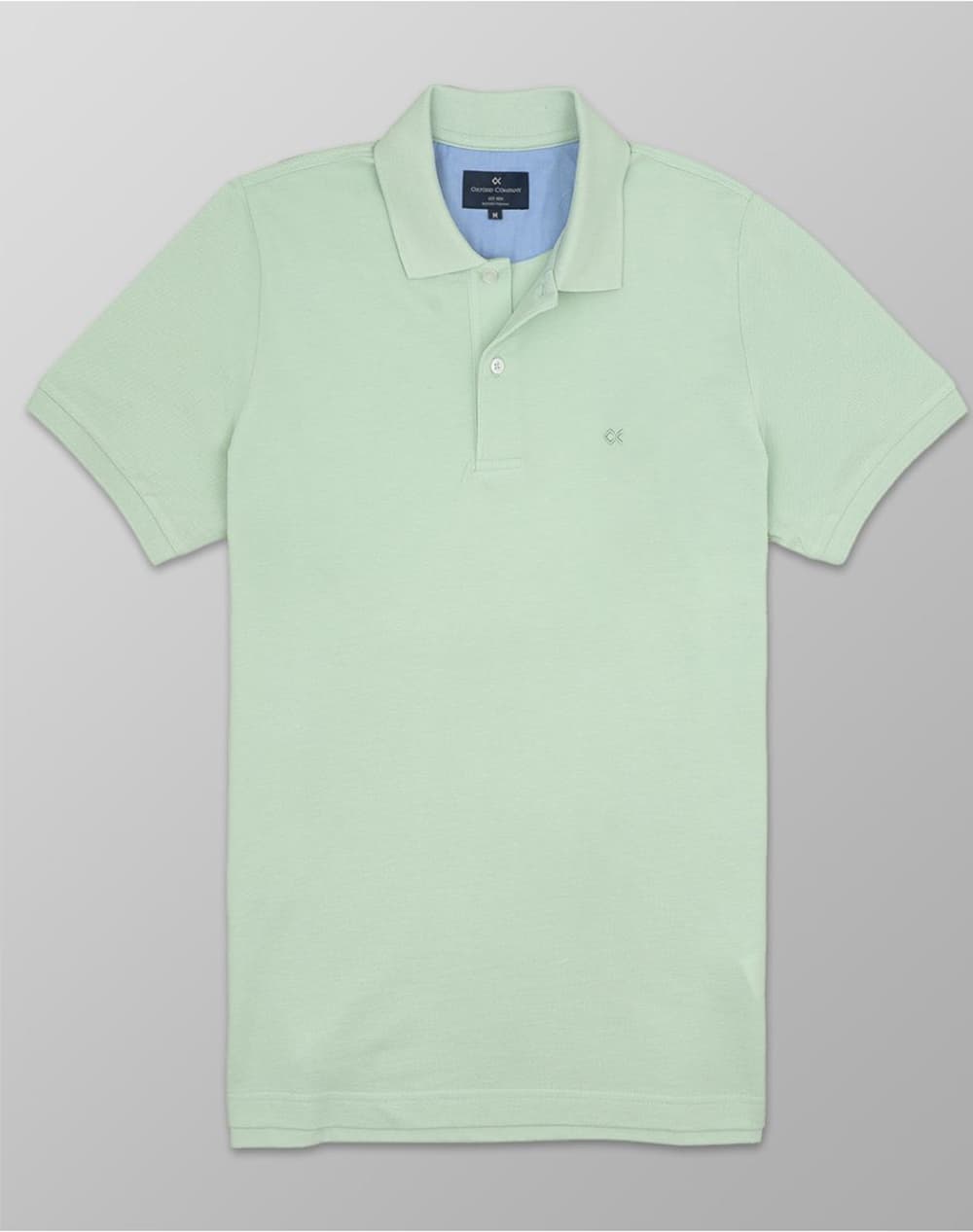 OXFORD COMPANY POLO KM 100% ΒΑΜΒΑΚΙ ΜΠΛΟΥΖΑ P511-PZ00.07-07 MintGreen