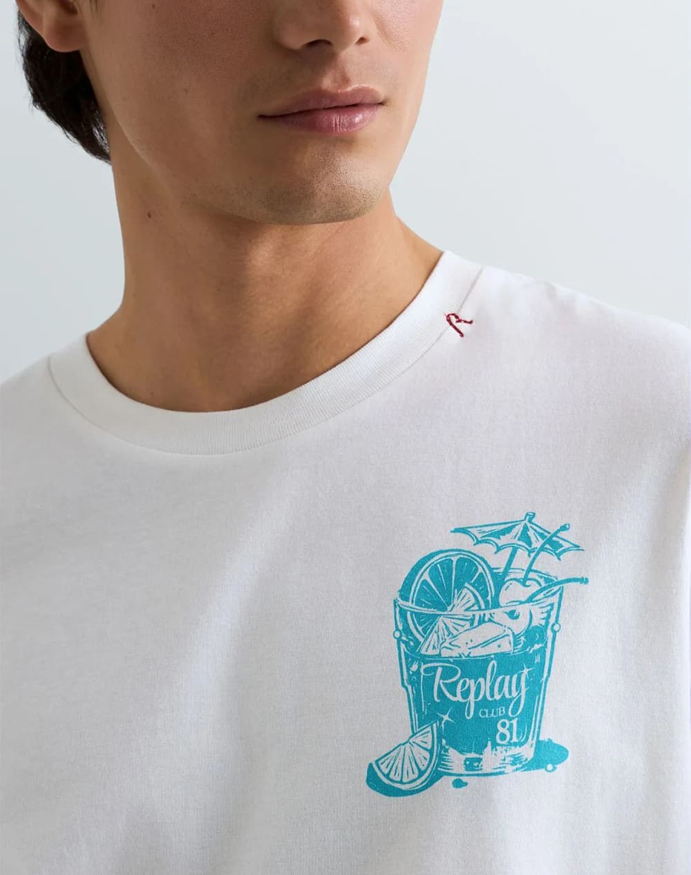 Men's T-Shirts Replay White