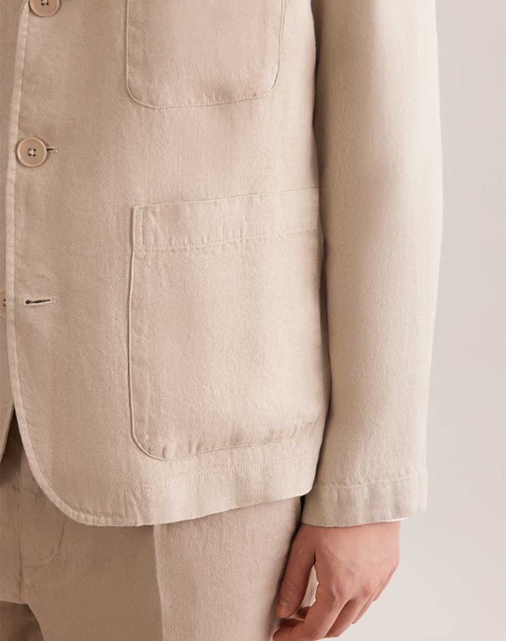 Men's Blazers Seidensticker Beige