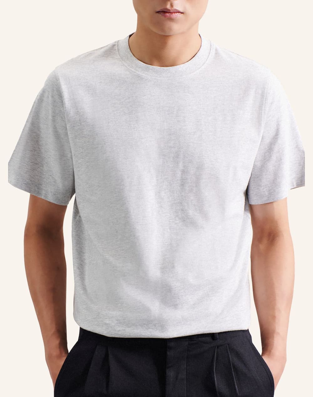 Men's T-Shirts Seidensticker Gray