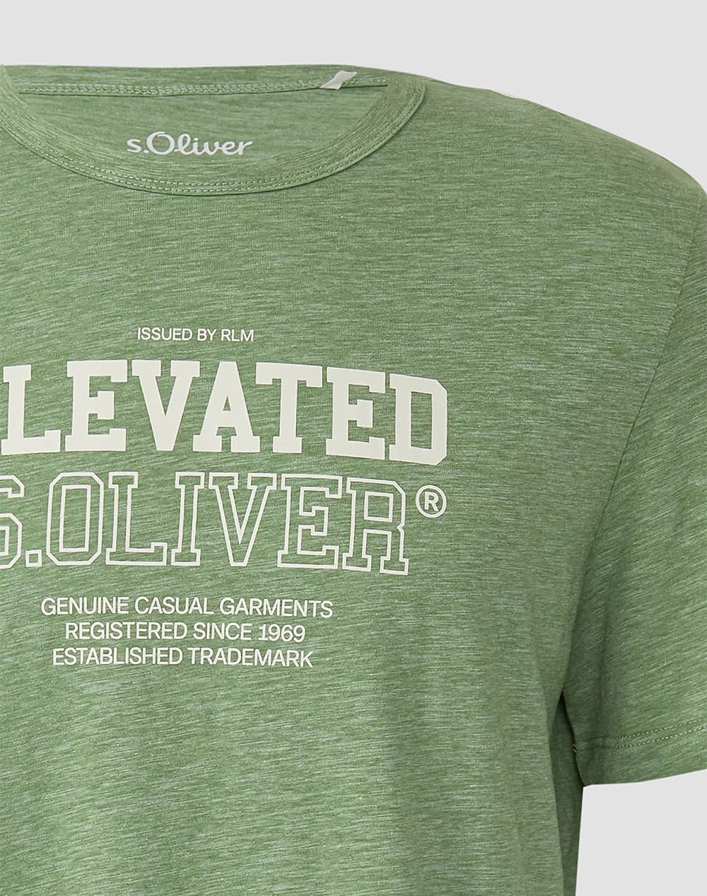 Men's T-Shirts S.Oliver Green