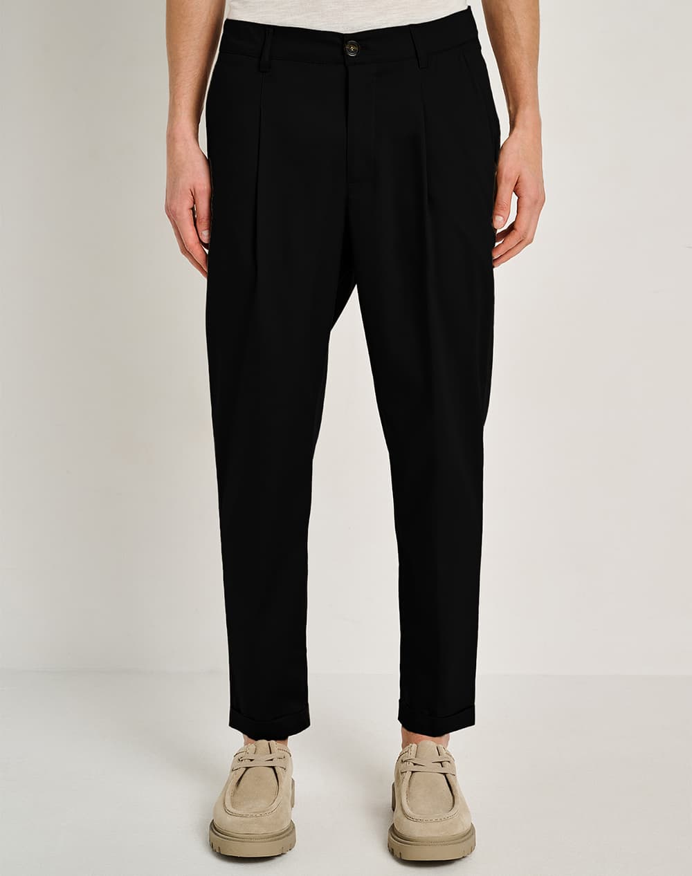 STAFF Davide Man Pant 98%Co 2%El 60-114.055-Ν0040 SandyBrown