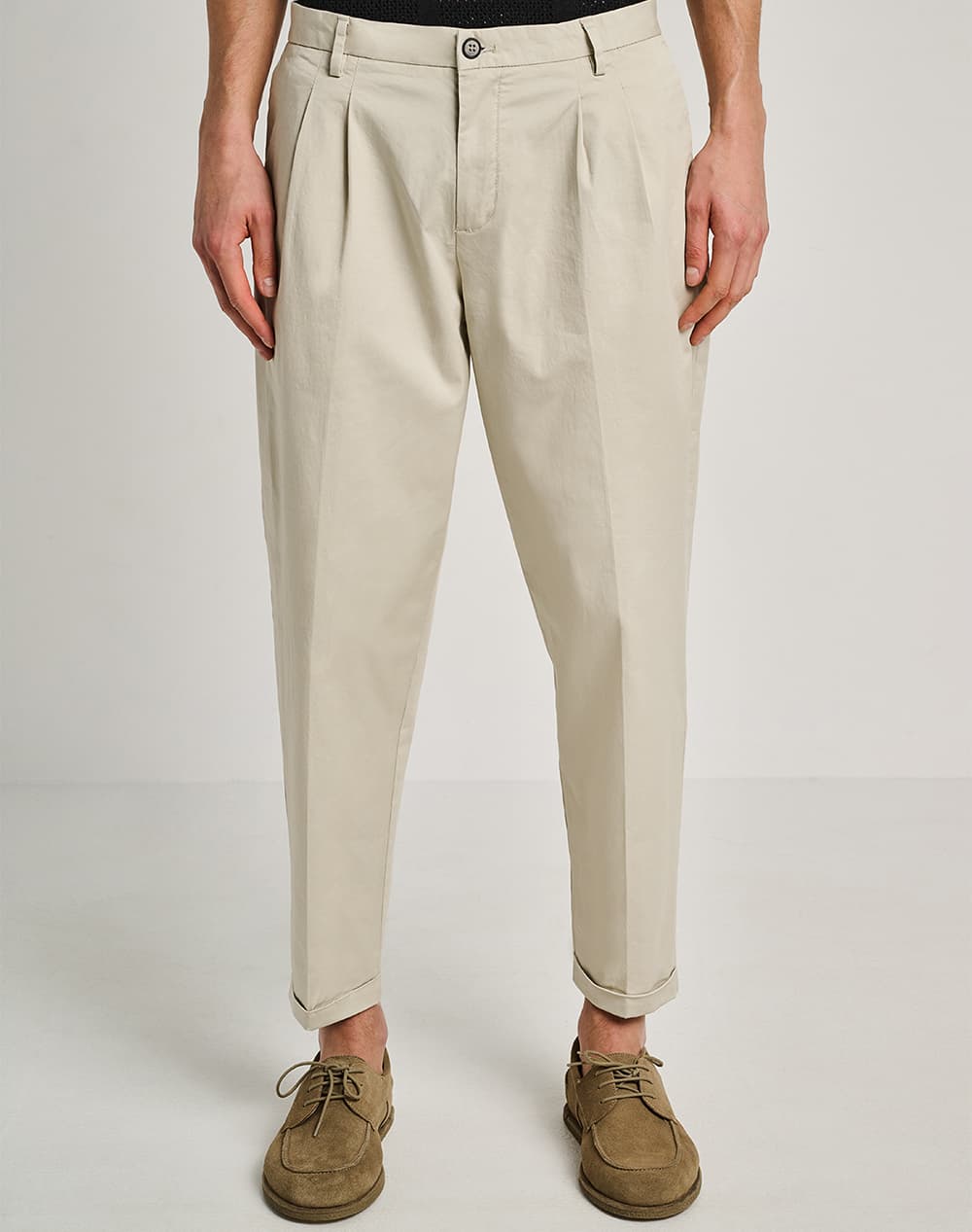 STAFF Diogo Man Pant 98%Co 2%El 60-BP0191.055-Ν0093 Khaki