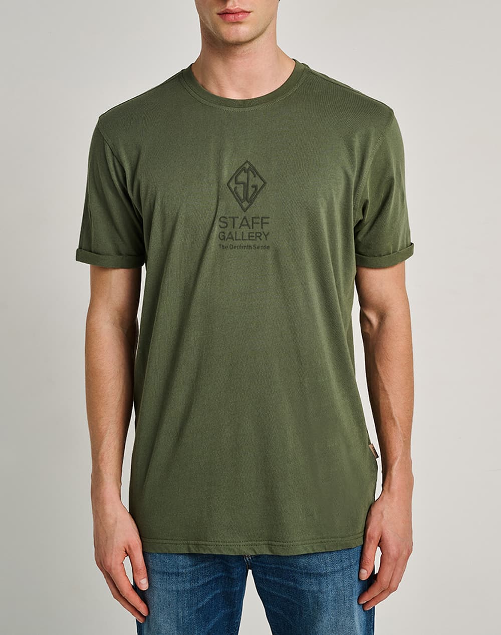 STAFF Claus Man T-Shirt 100%Co 64-006.055-Ν0093 Khaki