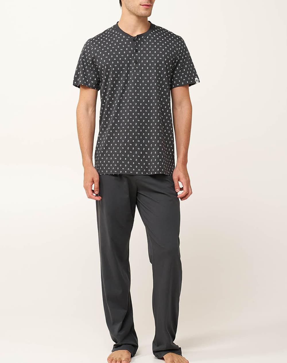 VAMP ΠΥΖΑΜΑ 24682-102 DarkGray