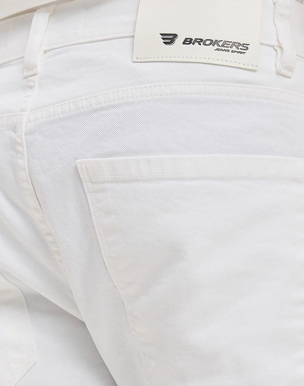 Men's Jeans Brokers White