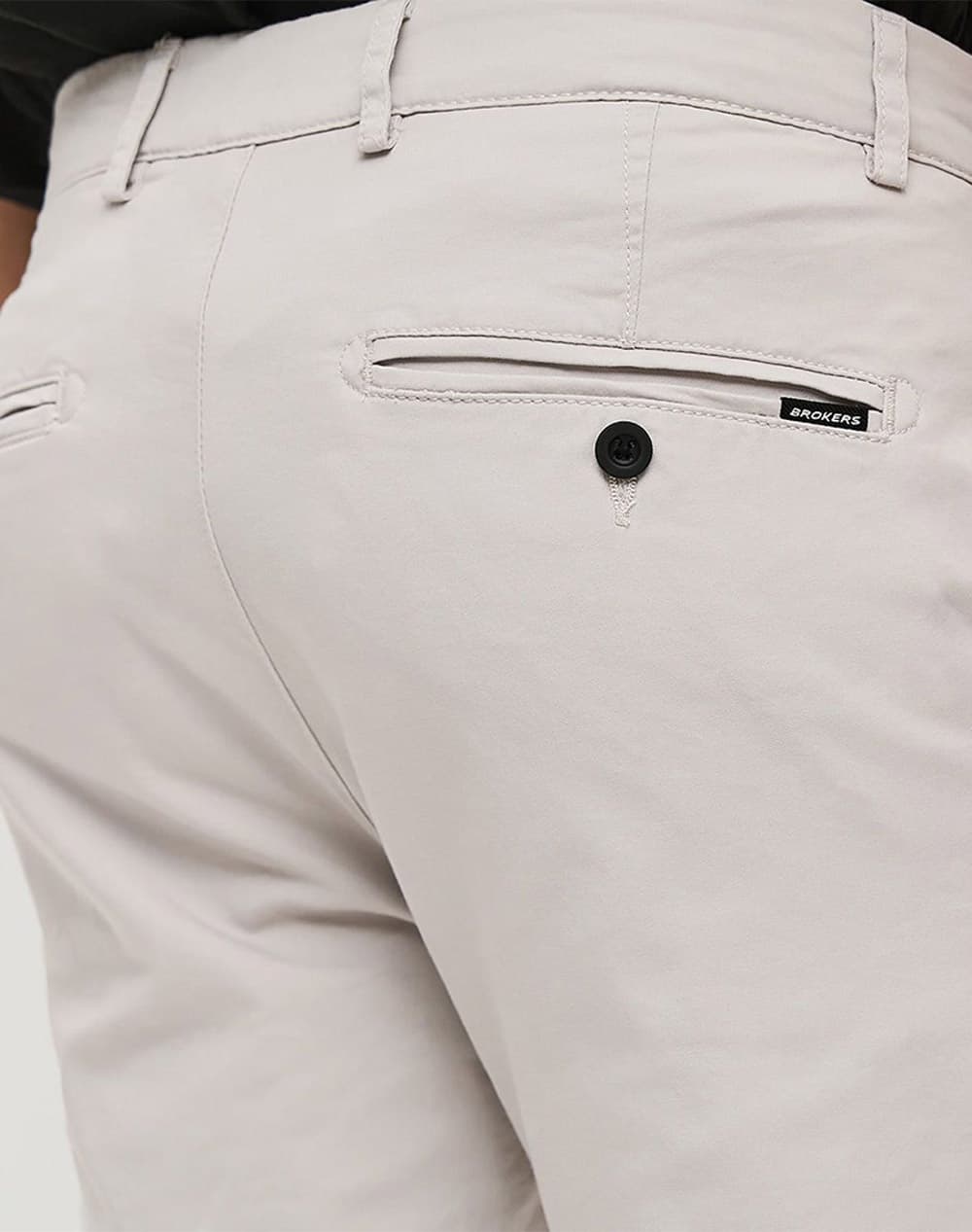 Men's Chino Pants Brokers Ecru