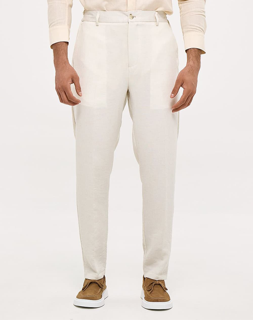 Men's Chino Pants Brokers Ecru