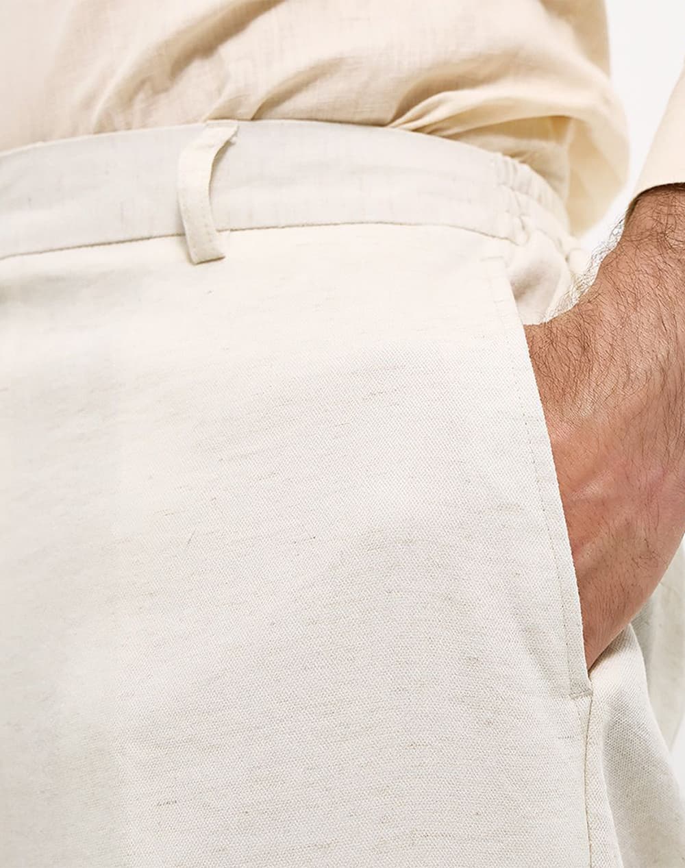 Men's Chino Pants Brokers Ecru