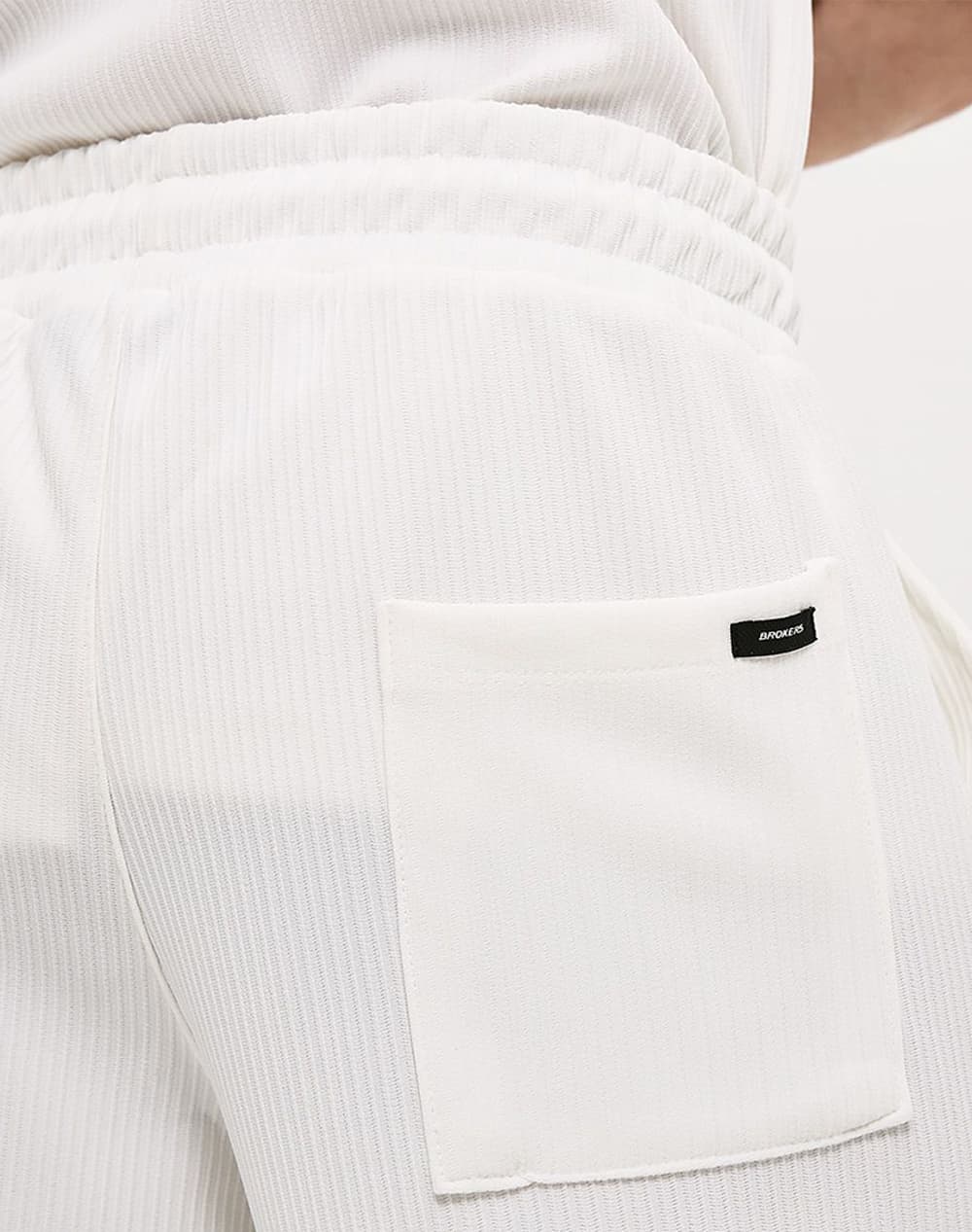 Men's Sports Shorts Brokers White