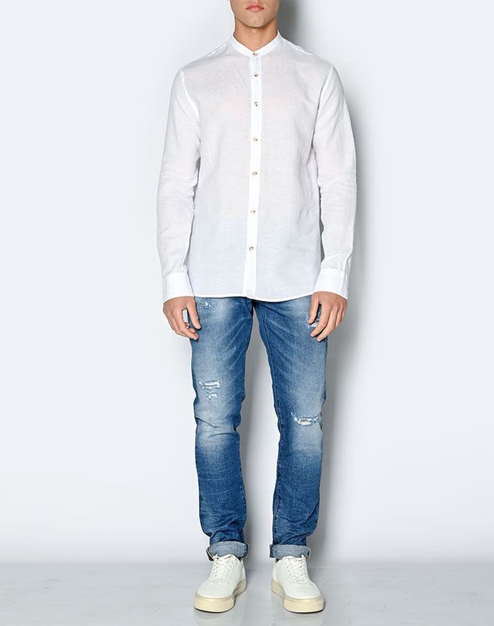 Men's Shirts Brokers White