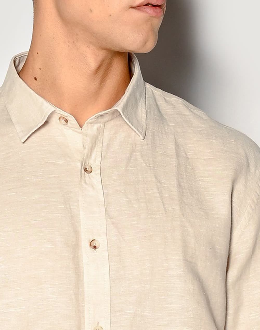 Men's Shirts Brokers Beige