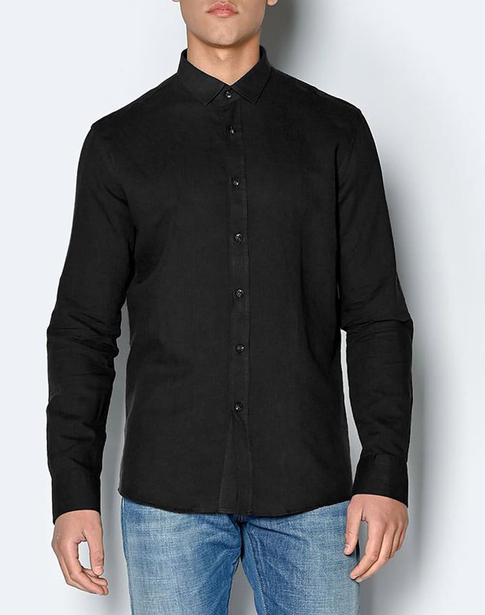 BROKERS ΑΝΔΡΙΚΟ ΠΟΥΚΑΜΙΣΟ REGULAR Μ/Μ 2301660108-80 Black