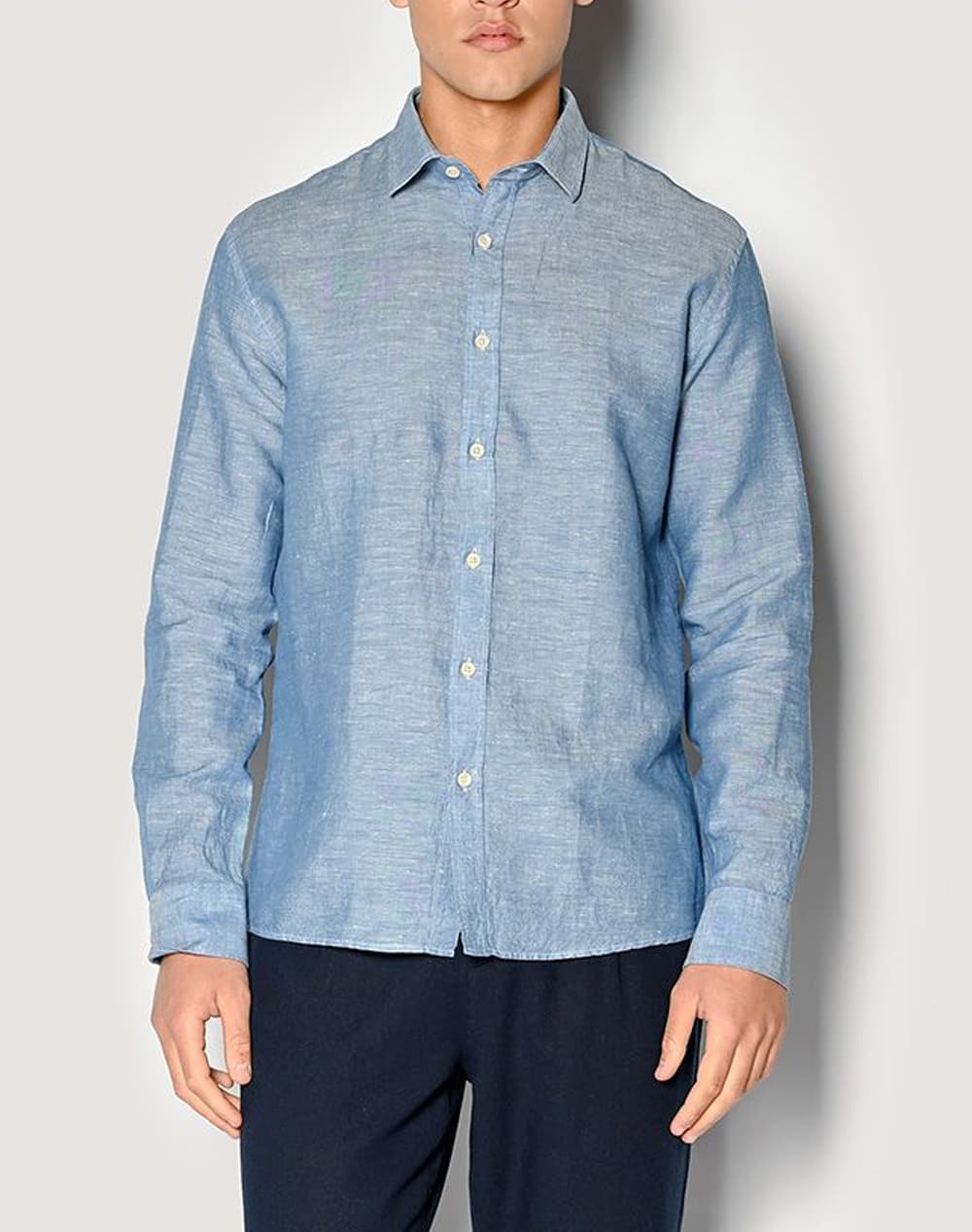 BROKERS ΑΝΔΡΙΚΟ ΠΟΥΚΑΜΙΣΟ REGULAR Μ/Μ 2301660108-1 White