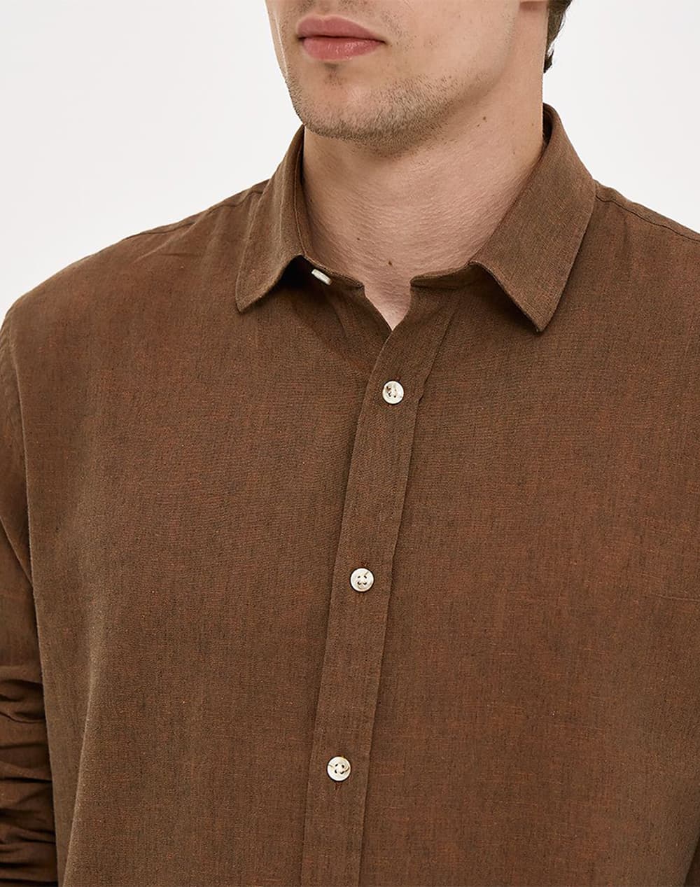 Men's Shirts Brokers Brown