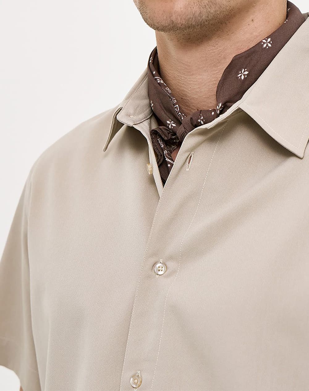 Men's Shirts Brokers Beige
