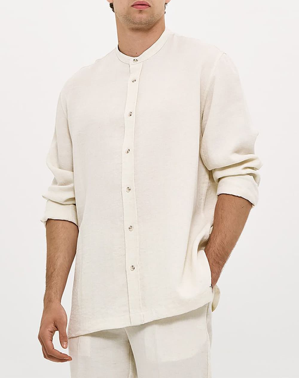 BROKERS ΑΝΔΡΙΚΟ ΠΟΥΚΑΜΙΣΟ REGULAR 26016893486-6 Cream