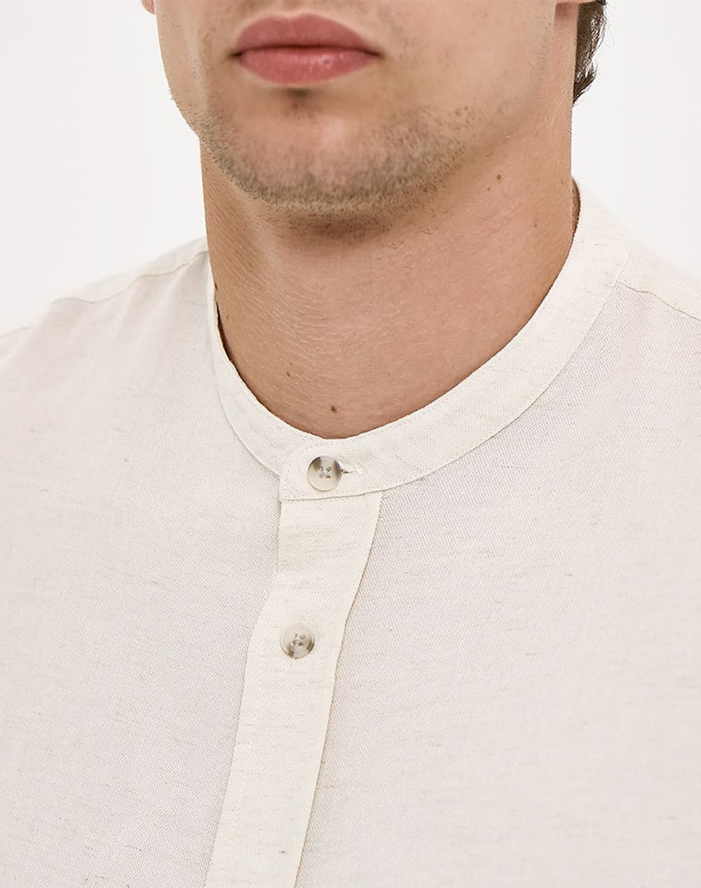 Men's Shirts Brokers Ecru