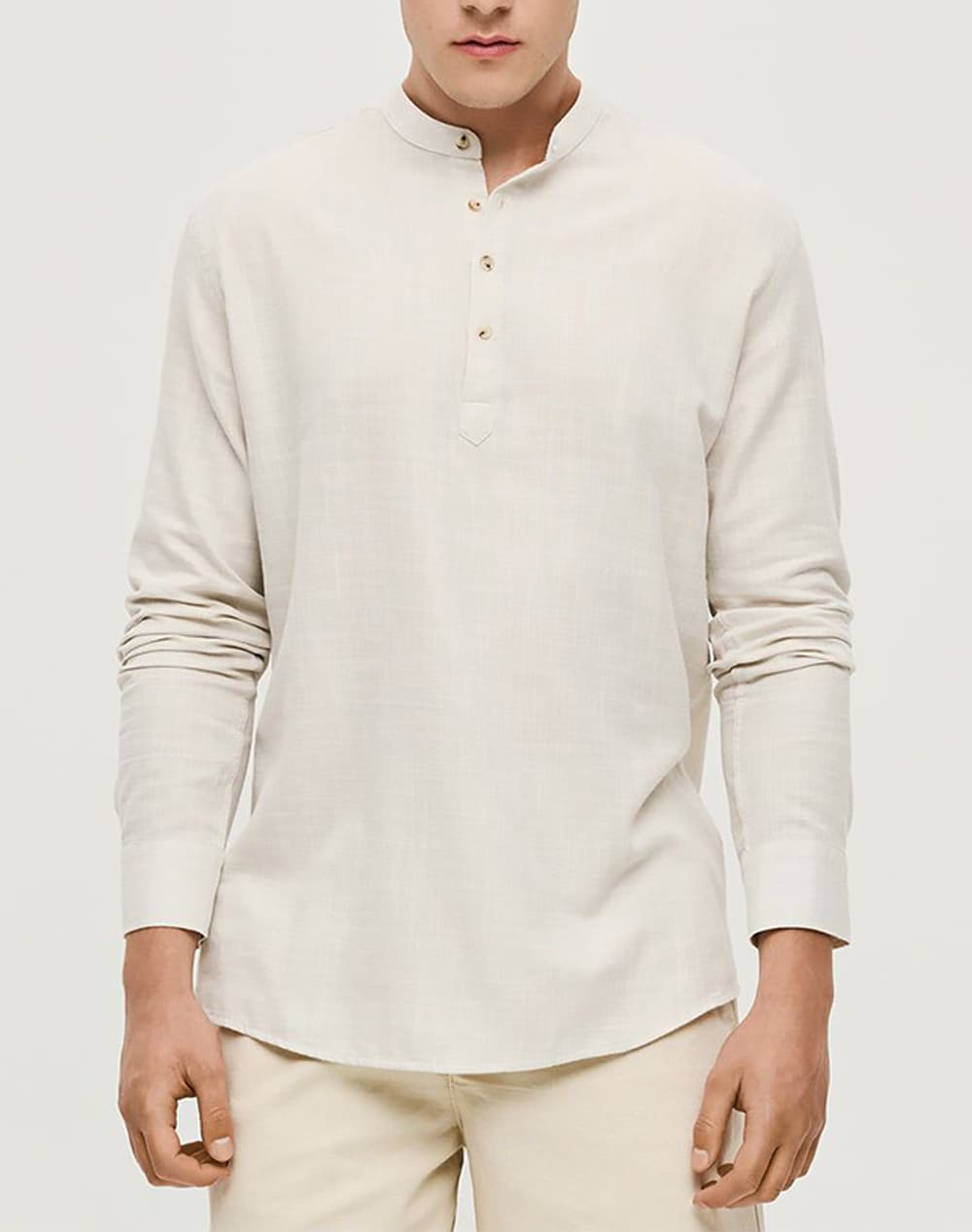 BROKERS ΑΝΔΡΙΚΟ ΠΟΥΚΑΜΙΣΟ REGULAR 25016891652-77 Indigo