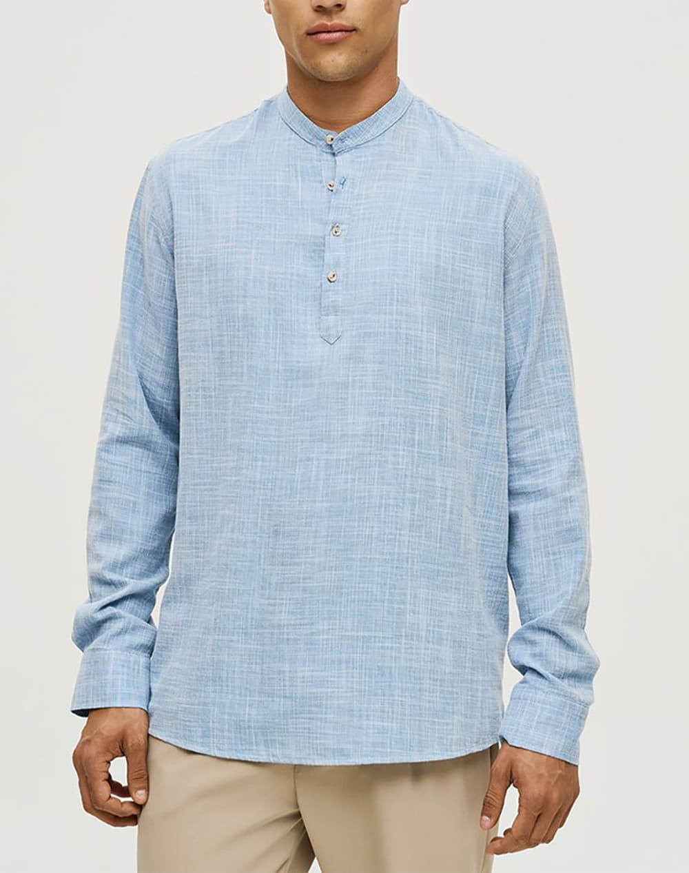 BROKERS ΑΝΔΡΙΚΟ ΠΟΥΚΑΜΙΣΟ REGULAR 25016891652-77 Indigo