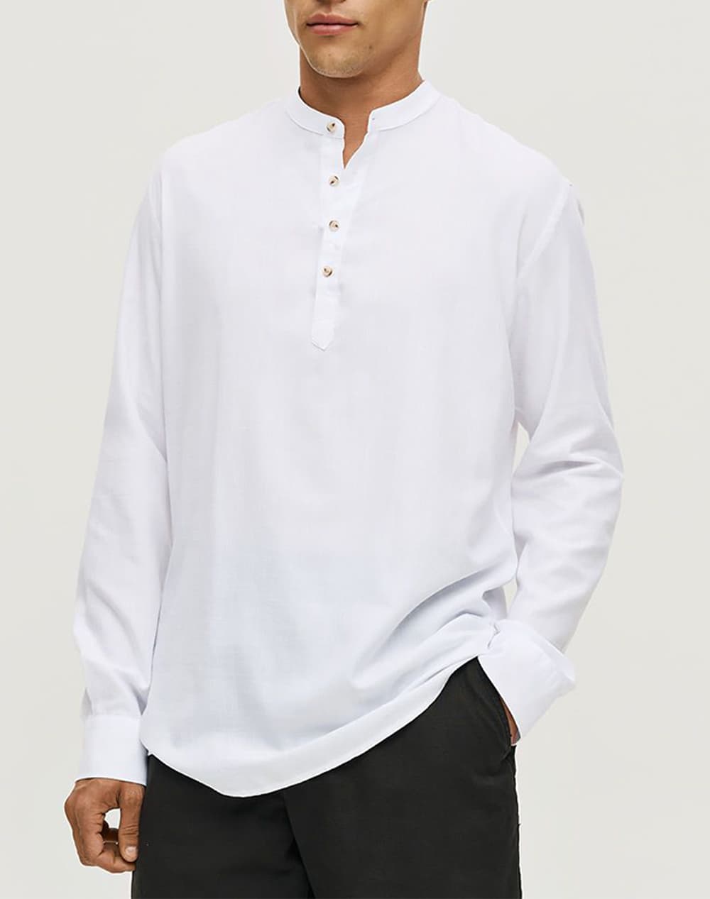 BROKERS ΑΝΔΡΙΚΟ ΠΟΥΚΑΜΙΣΟ REGULAR 25016891652-77 Indigo