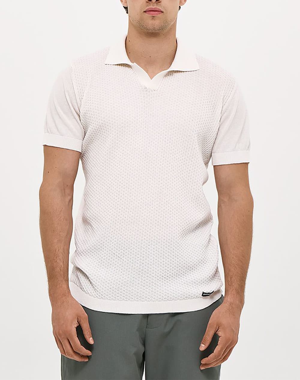 Men's Polo Shirts Brokers Ecru