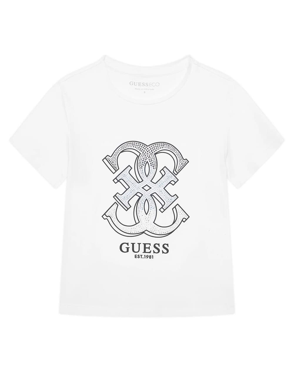 GUESS MIDI SS T-SHIRT ΜΠΛΟΥΖΑ ΠΑΙΔΙΚΟ GIRL J6RI28K6YW4-G7HR Blue