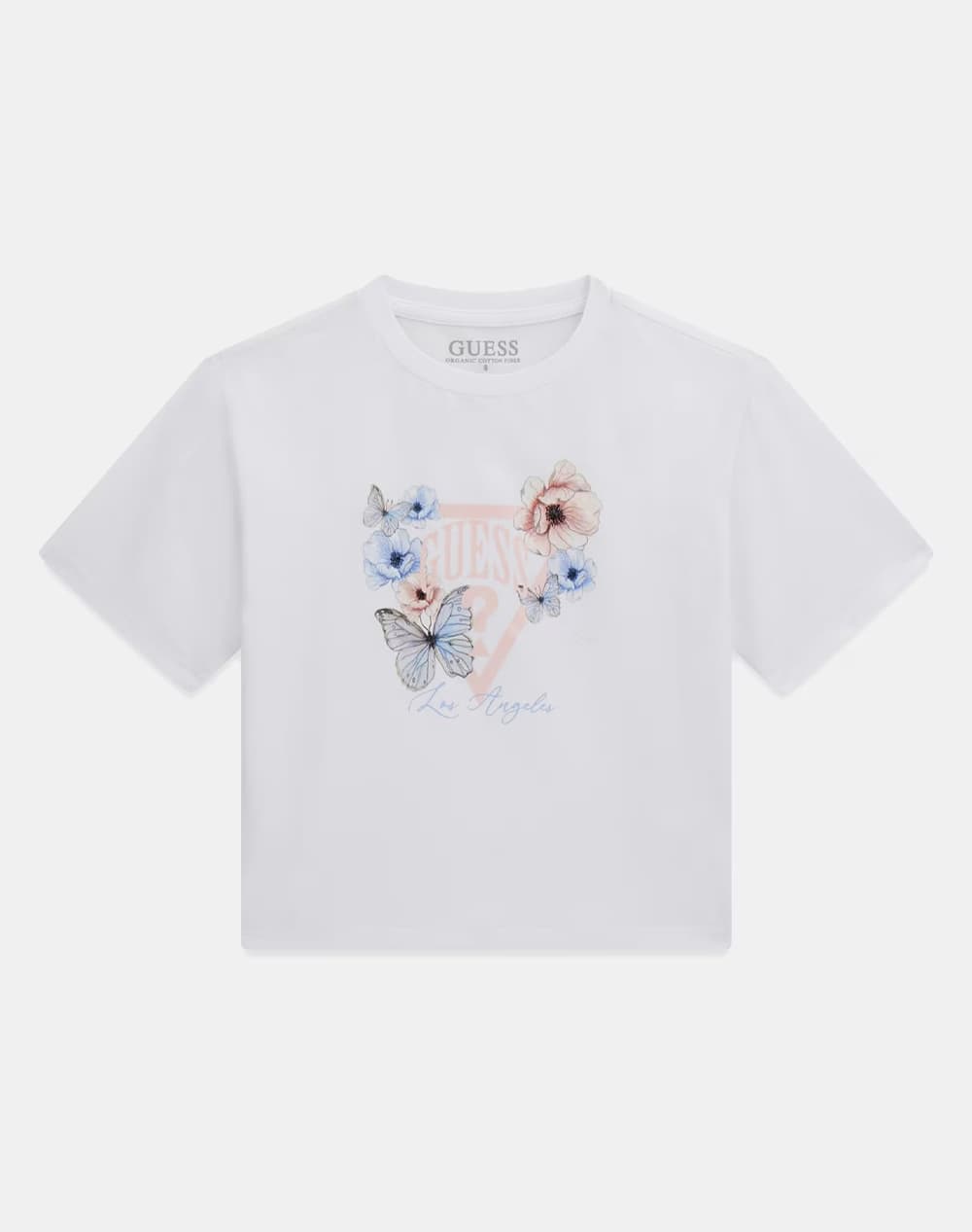 GUESS MIDI SS T-SHIRT ΜΠΛΟΥΖΑ ΠΑΙΔΙΚΟ GIRL J6RI32K6YW4-G011 White