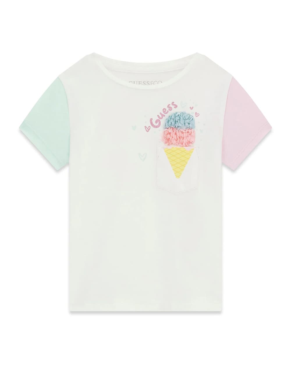 GUESS SS T-SHIRT ΜΠΛΟΥΖΑ ΠΑΙΔΙΚΟ GIRL K6GI14K6YW4-G011 White
