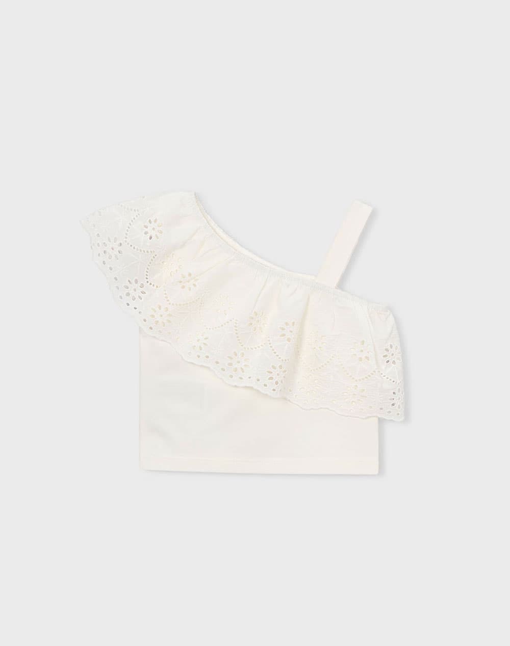 Girls' T-Shirts & Shirts Mayoral Ecru