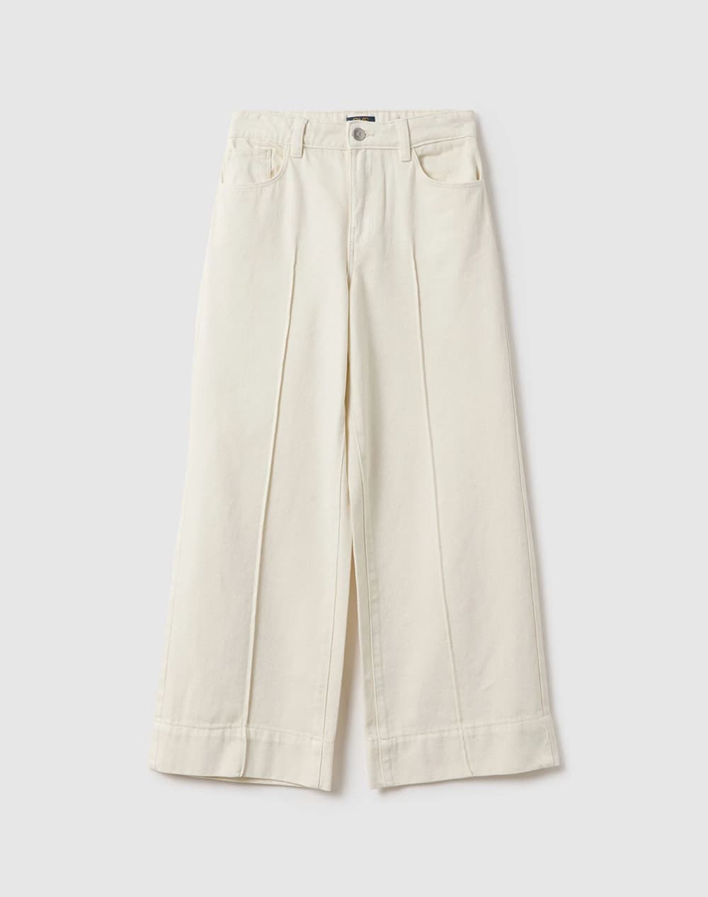 OVS TROUSERS WIDE LEG 2518172-MARSHMALLOW Ecru