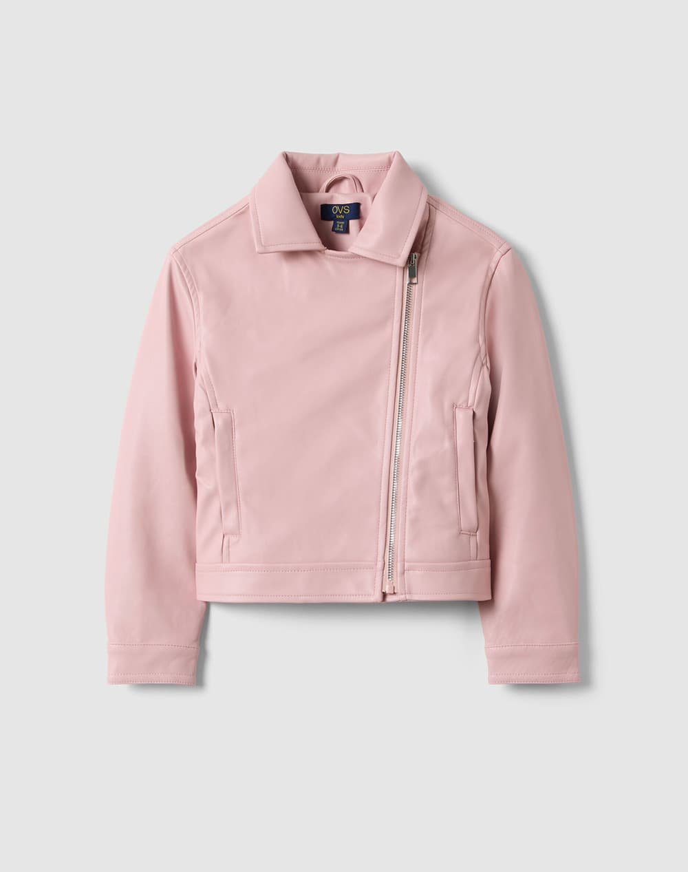 OVS FAKE LEATHER JACKET 2551308-PEACHSKIN Pink