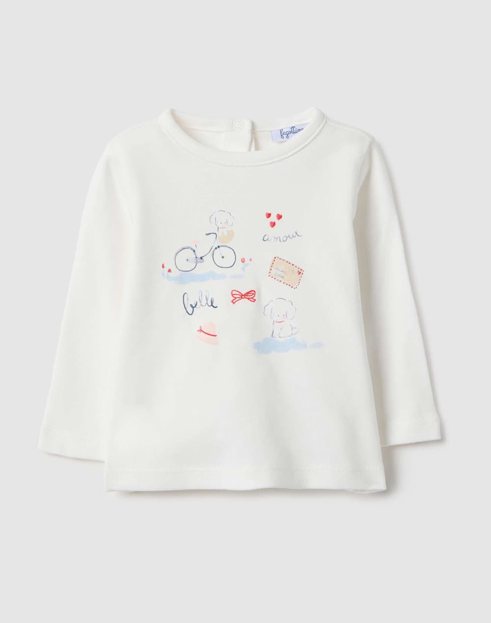 OVS T-SHIRT L/S 2556534-OFF WHITE OffWhite